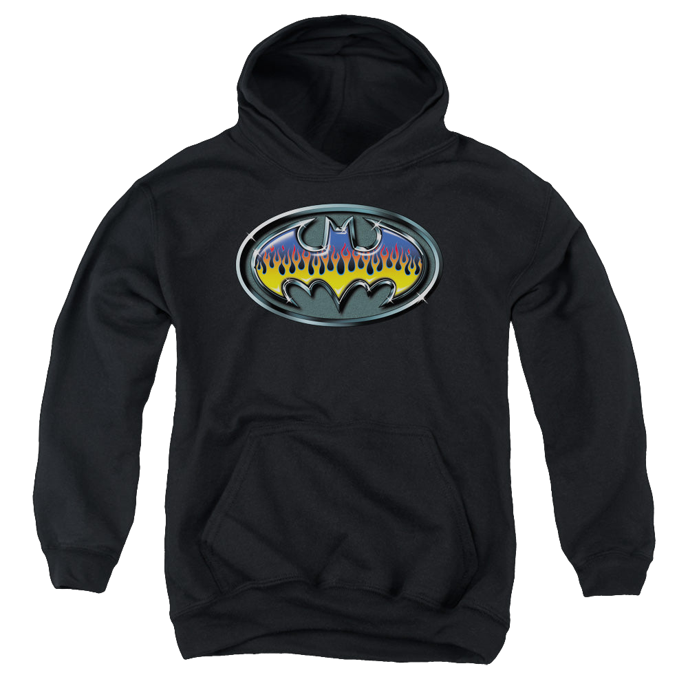 DC Batman Hot Rod Shield - Youth Hoodie