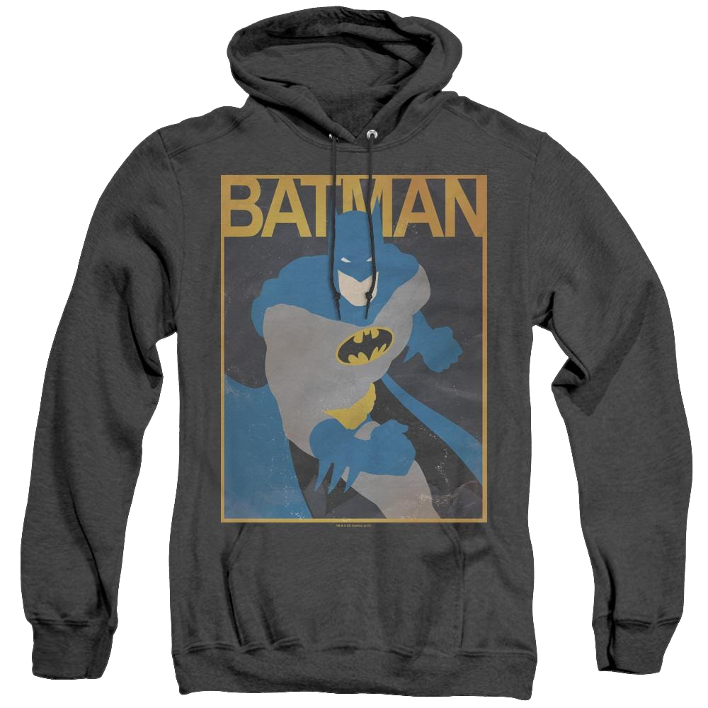 Dc Batman Simple Bm Poster - Heather Pullover Hoodie