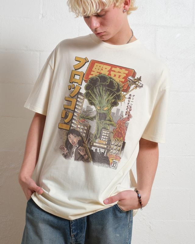 BROCCOZILLA T-SHIRT, Men Summer Fashion Cotton, Cotton Menswear, S to 3XL Soft Top Hoodie, Sweatshirt | InkThreadWorks.com