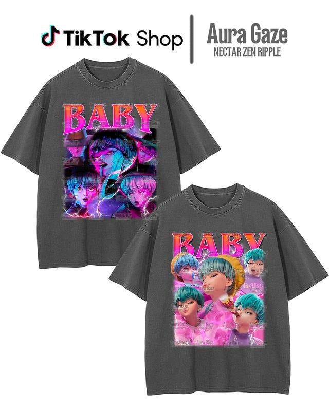Baby 2 version - KPop Demon Hunters Comfort Colors Unisex Tshirt For Fan, KPop Demon Hunters Retro Bootleg Shirt, Celebrity Crush Movie Merch