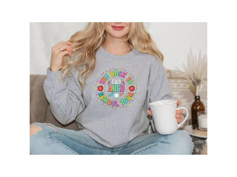 Back to School Teacher Tour Sweatshirt, Teacher Tour Tee, Concert Tour Teacher Back to School Shirt, Elementary Middle School Teacher T-shirt, sweater and Hoodie