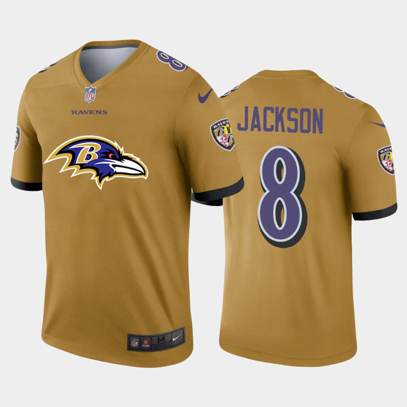 Baltimore Ravens #8 Lamar Jackson Style 3