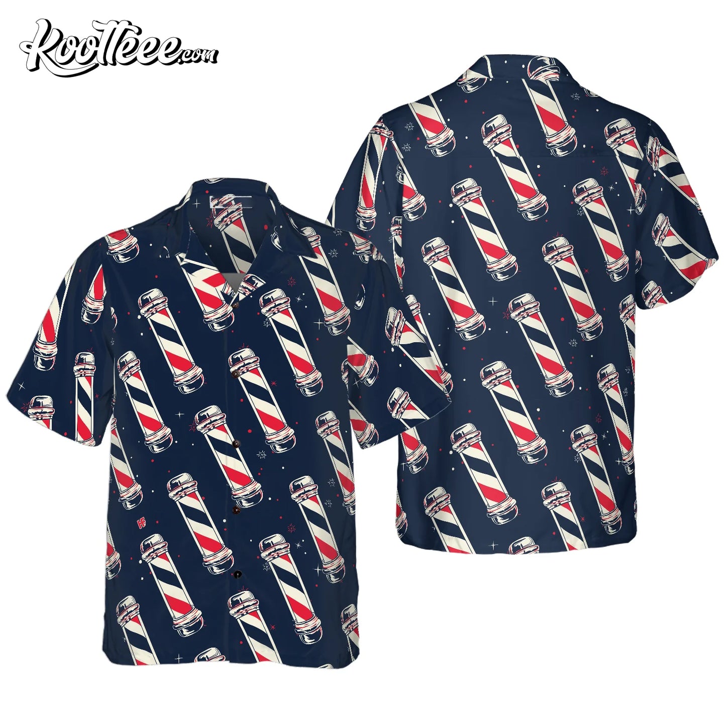 Barber Pole Hawaiian Shirt