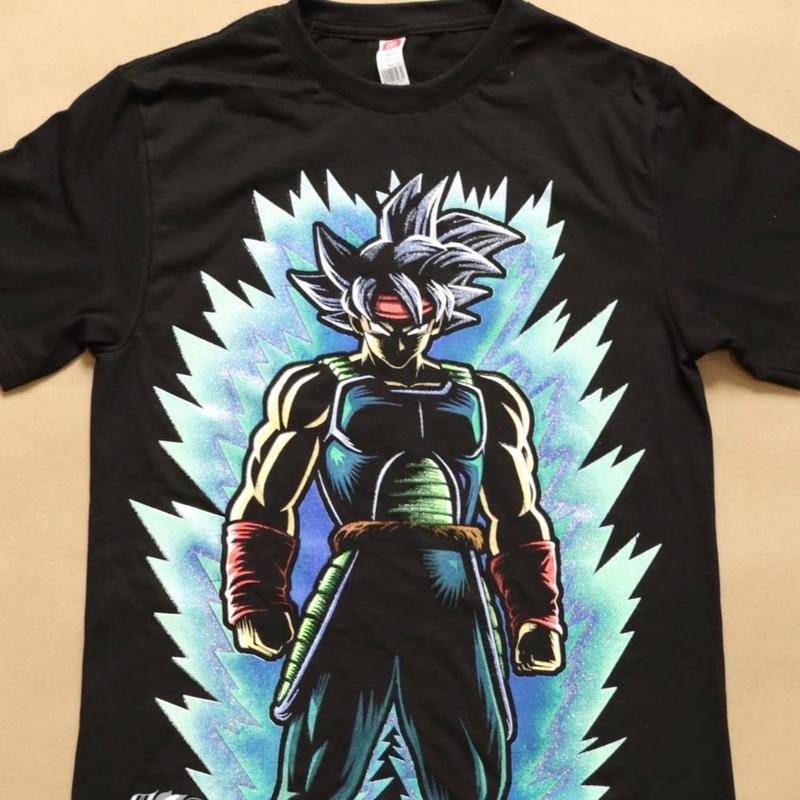 Bardock T-shirts Cotton Black Hoodie, Sweatshirt | InkThreadWorks.com