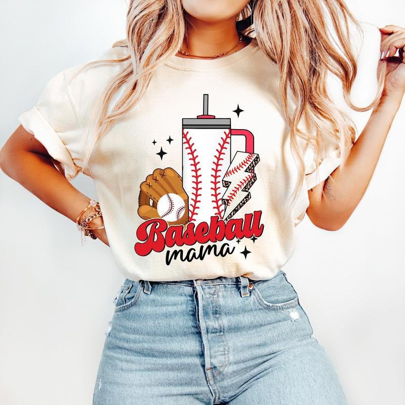 Baseball Mama T-Shirt, Boujee Baseball T-Shirt, Sports T-Shirt Hoodie, Sweatshirt | InkThreadWorks.com