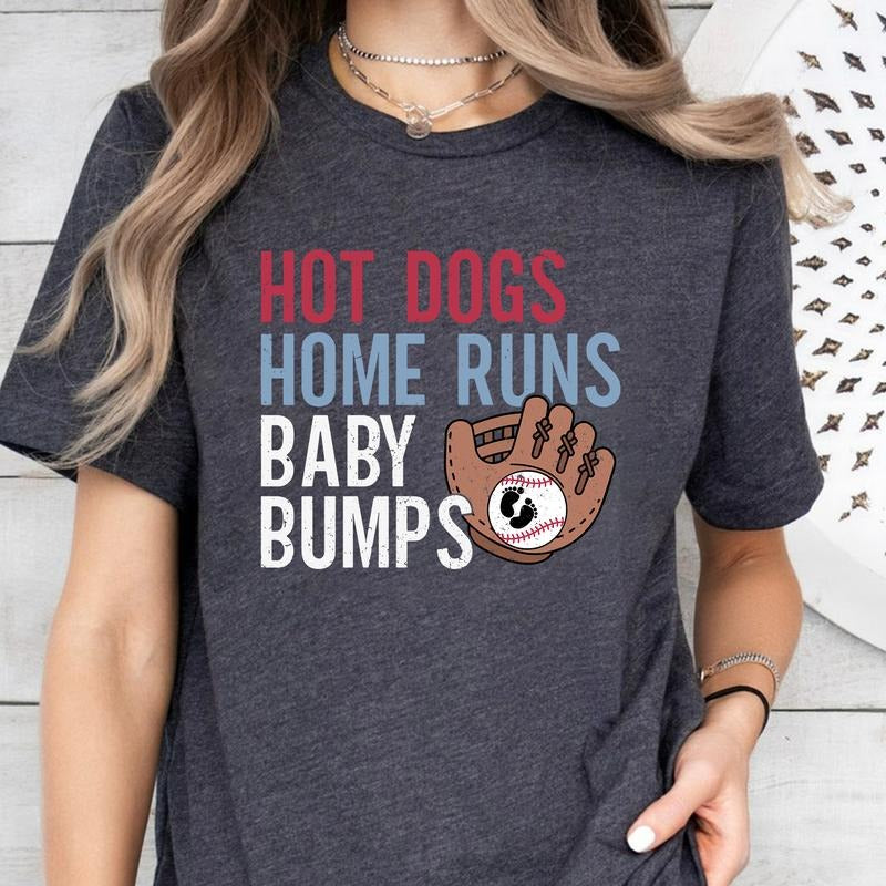 Baseball Pregnancy Announcement Shirt, Game Day Baby Reveal Maternity T-Shirt, Funny Baseball Reveal Tee, Im Pregnant Shirt for Baseball Fan