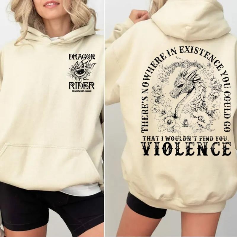 Basgiath War College Shirts, Dragon Rider Shirt, The Empyrean Series, Two Sides Fourth Wing Sweatshirt, Unisex Sweater...