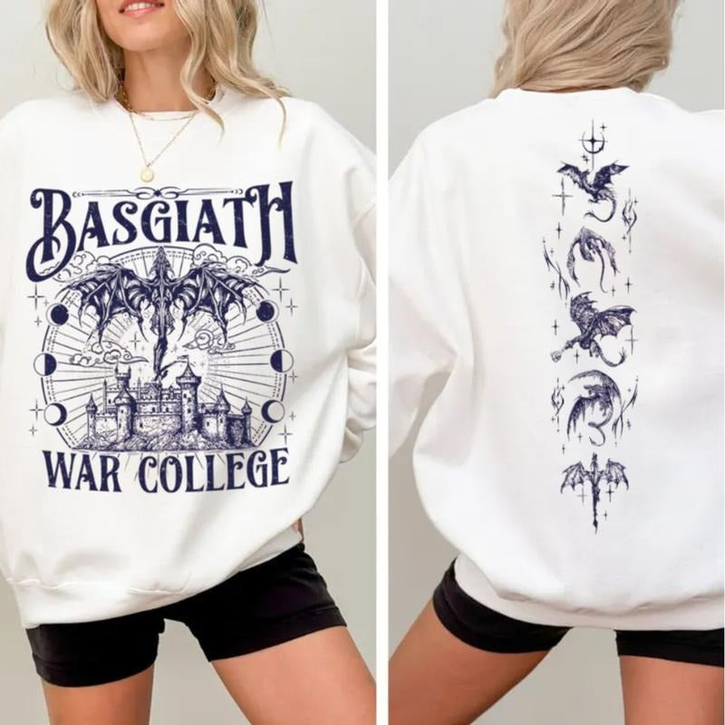 Basgiath War College Two Side Shirt, Dragon Riders Tshirt, Fly Or Die Tee, Riders Quadrant Sweater, Fourth Wing Shirt...