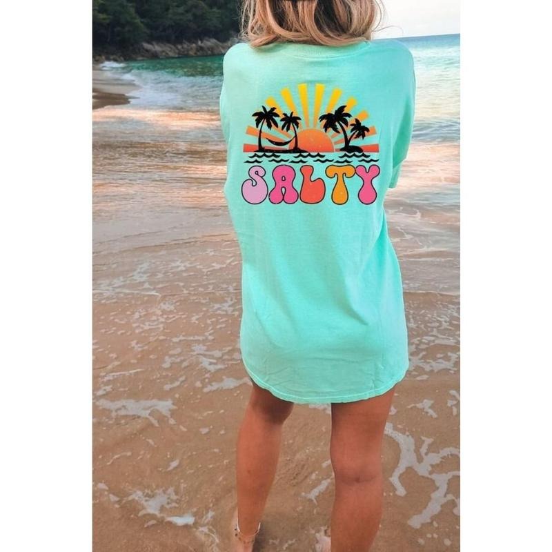 Beach Tshirt, Shirt, d summer tee, Preppy Clothes, Sunshine State of Mind, Stay Salty Shirt, Trendy Beach Clothes Hoodie,...