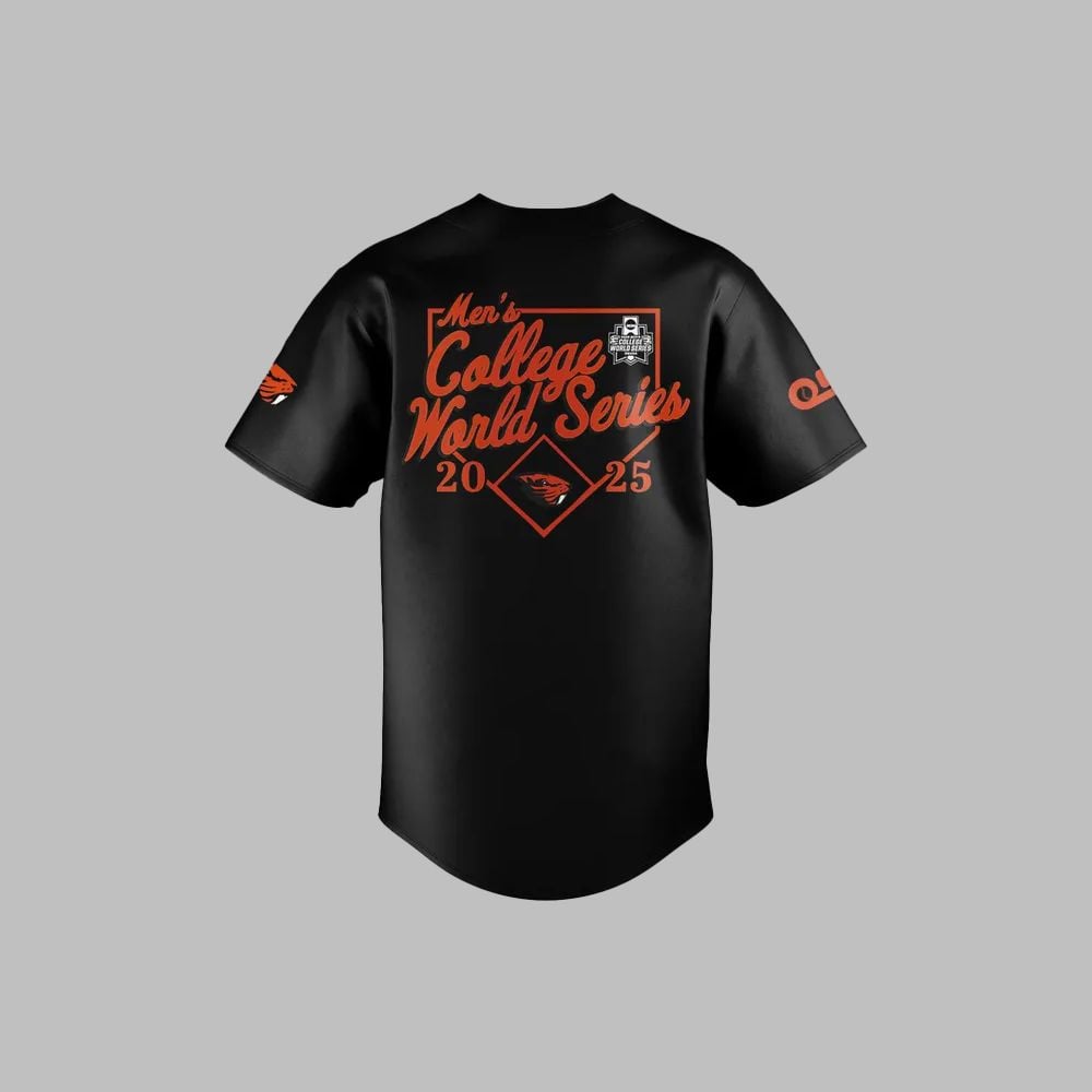 Beavers Baseball OSU Men's College World Series 2025 Jersey - Grishko.com