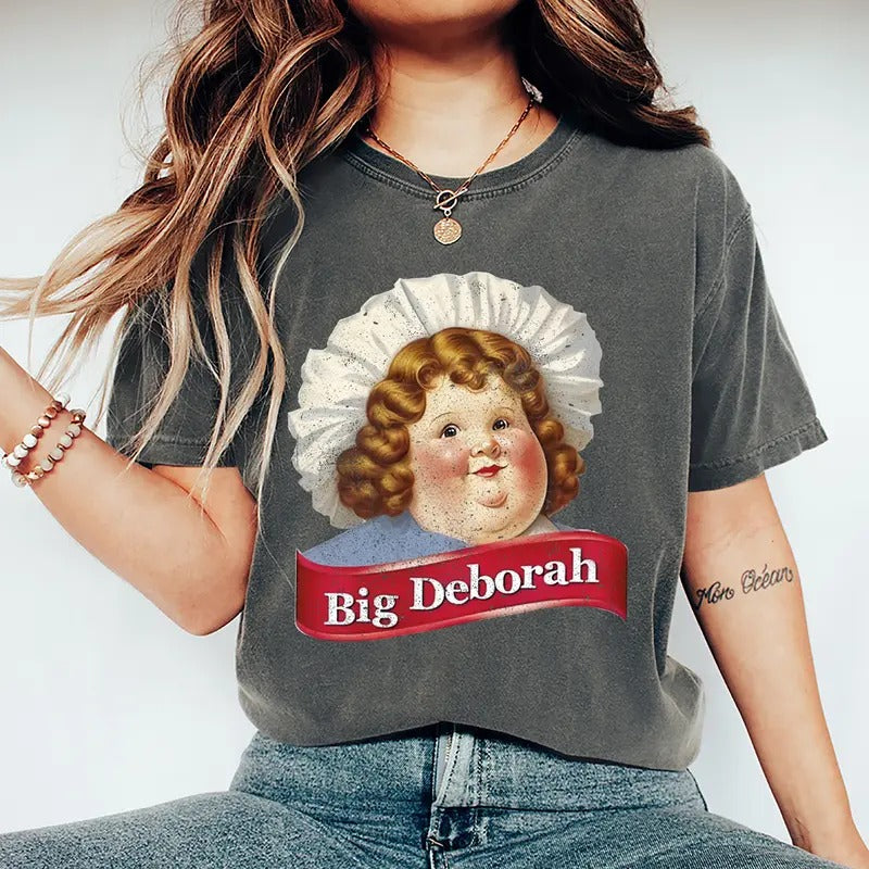 Big Deborah Cotton T-Shirt, Big Deborah Funny Tasteless Shirt, For Men, For Women, Men's T-Shirt