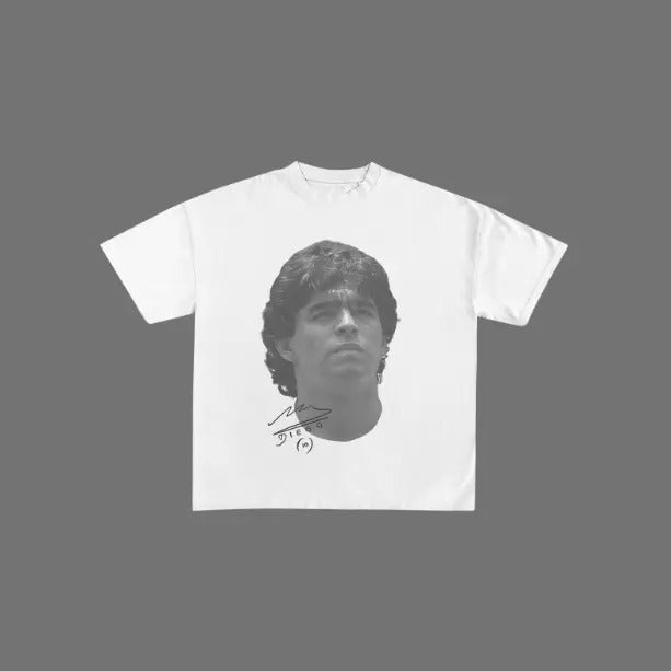 Big Head DIEGO MARADONA RIQUELME T-Shirt, MARADONA Vintage Tee, Unisex Soccer Shirt, Sweatshirt, Graphic Tees, Menswear Womenswear Streetwear