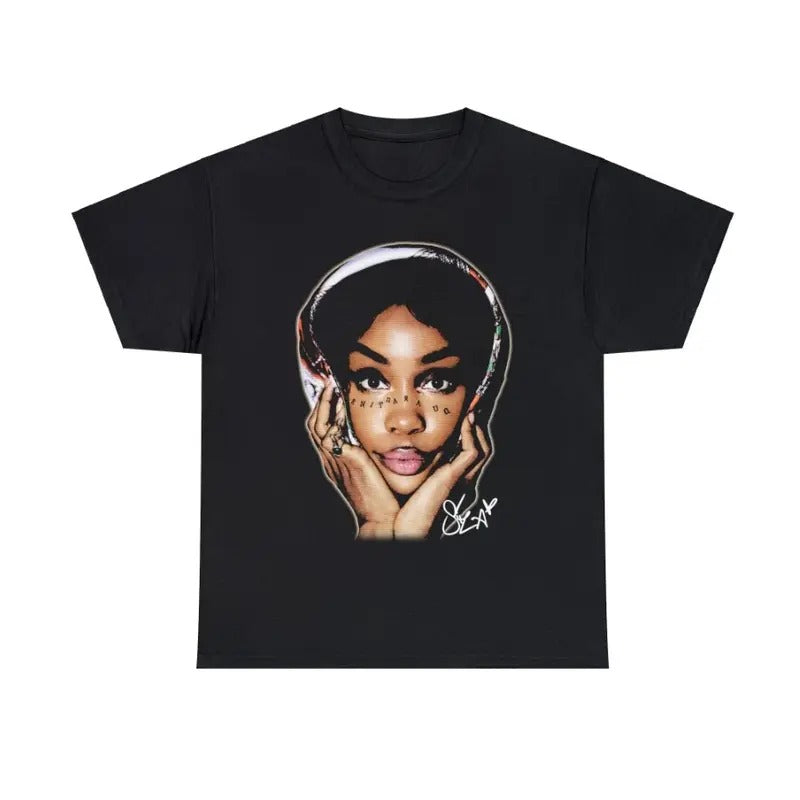 Big Head SZA Shirt Graphic Tee Short Sleeve Streetwear Casual Trend shirt Gift For Fans, Gift For Men, Gift For Women All Size Cotton Menswear