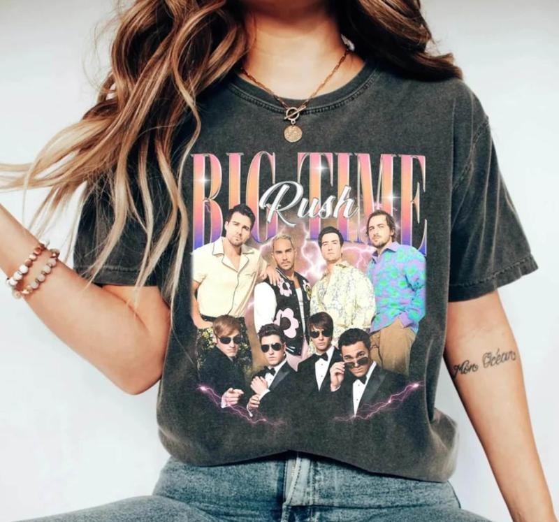 Big Time Rush Tour 2025 T-Shirt, Big time rush Shirt, country music tour 2025 T-Shirt, Big Time Rush band Pop Music Fan...