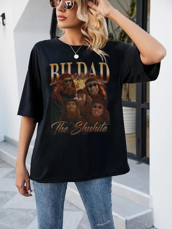 Bildad The Shuhite 90s Shirt, Bootleg Movie Tshirt, Bildad The Shuhite, Good Omens 2, Crowley Good Omens, Good Omens 2 Meme, Unisex T-Shirt, Gifts For Women Men, Short Sleeve Tee Shirt, Gifts For Birthday Mothers Day Christmas Anniversary