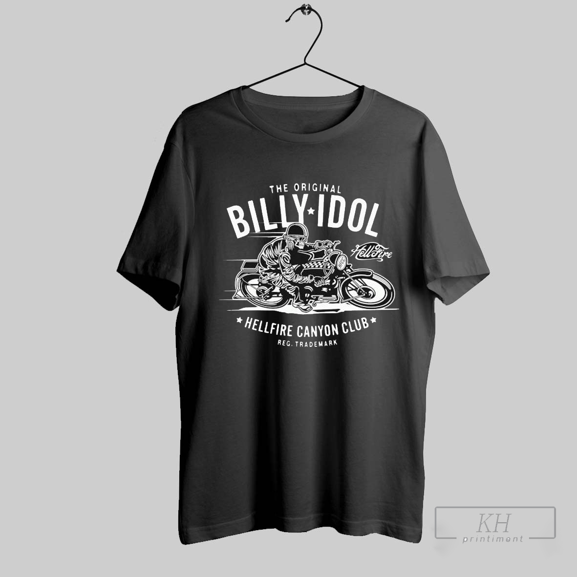 Billy Idol The Original Hellfire Canyon Club Reg Trademark Motor T Shirts
