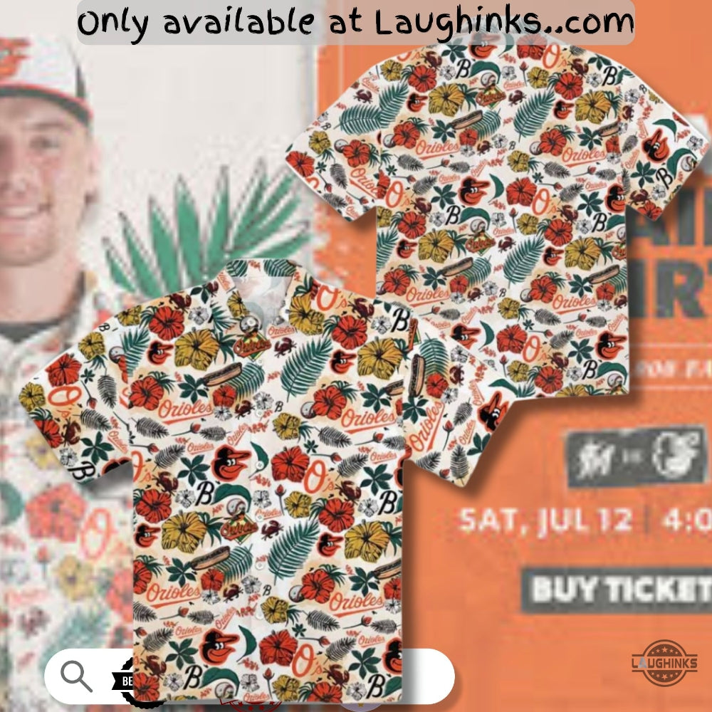 Birdland Baltimore Orioles Hawaiian Shirt 2025 Giveaway