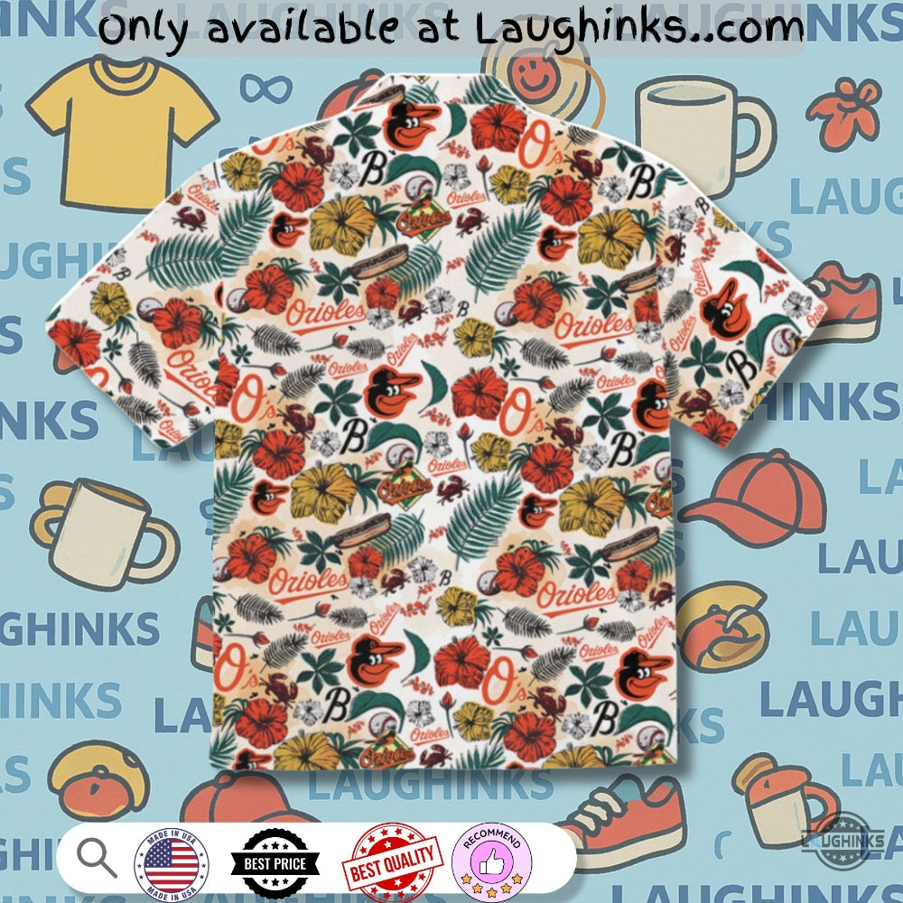 Birdland Baltimore Orioles Hawaiian Shirt Giveaway Night 2025