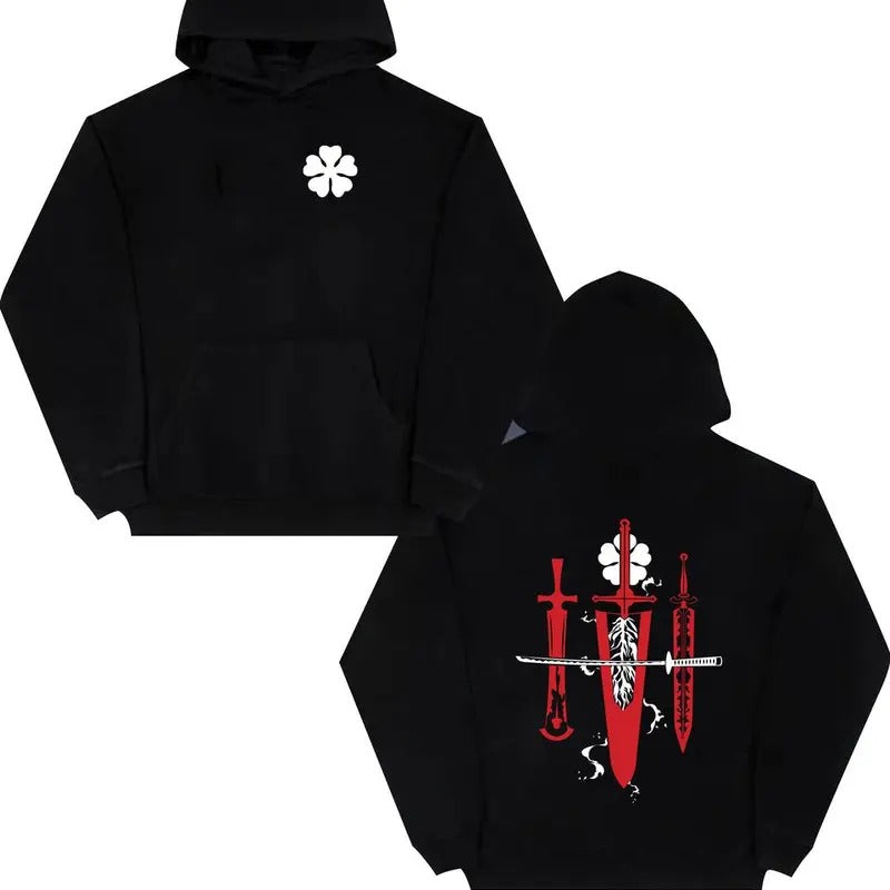 Black Clover 5, Anime Hoodie, Unisex Crewneck Basic Hoodie, Hoodie trend 2025