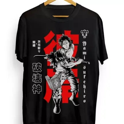 Black clover - Yami sukehiro Anime Manga Tshirt Anime Manga Black Shirt All Size