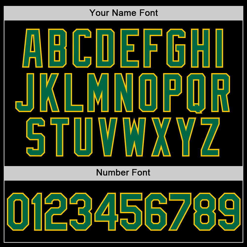 Custom Black Kelly Green-Yellow Mesh Authentic Throwback Baseball Jersey