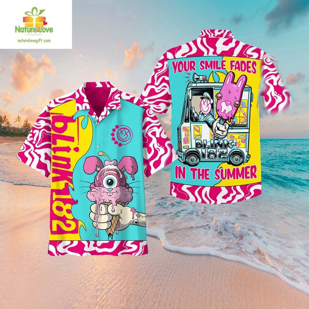 Blink-182 Hawaiian Shirt Band Music Aloha Shirt