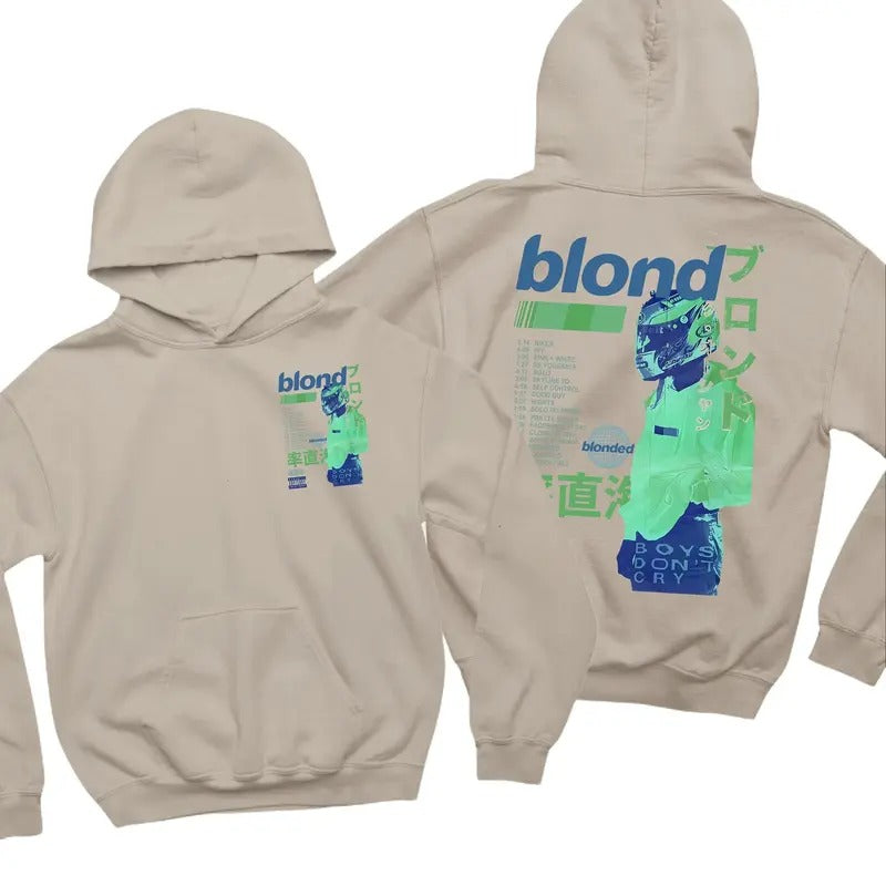 Blond Hoodie, Frank Blond Vintage 90s Style Graphic Hoodie, Blond T-shirt, Blond Sweatshirt Classic