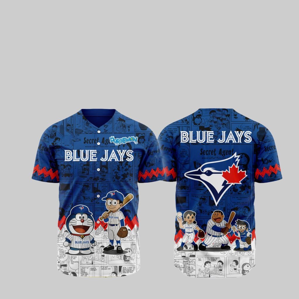 Blue Jays Doraemon Jersey 2025 - Grishko.com