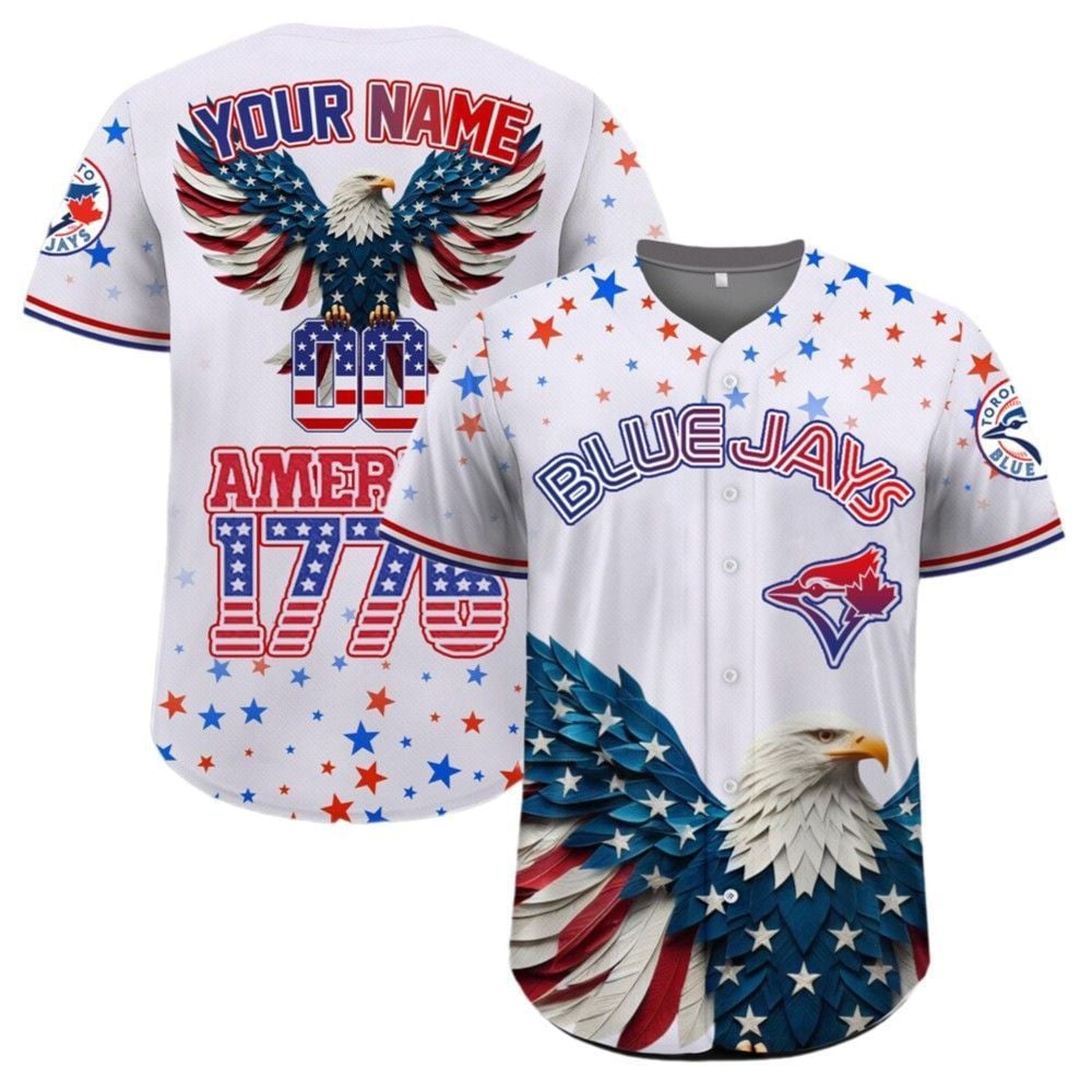 Blue Jays Independence Day Baseball Jersey 2025 - Grishko.com