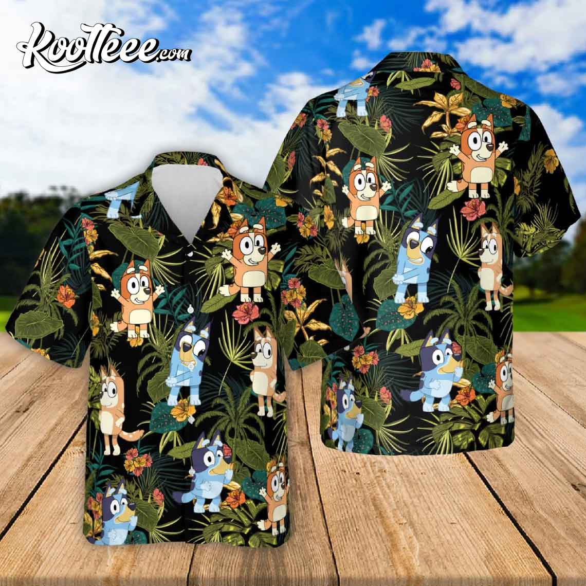 Bluey And Bingo Hawaiian Shirt