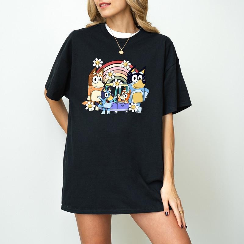Bluey Family Shirt, Bluey And Bingo Family Shirt, Bluey Dad Shirt, Bluey Rita Shirt, Blue Dog Shirt Hoodie, Sweatshirt