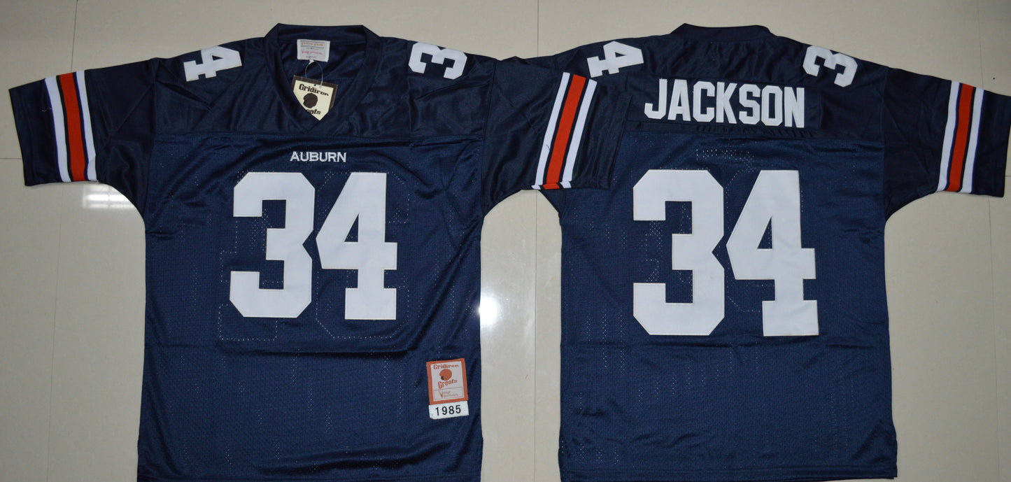 Bo Jackson 34 Navy Blue