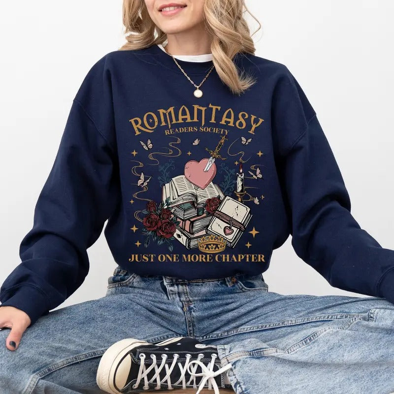 Book Lover Shirt Reader Book Gift Booktok Merch Dark Romance Bookworm Gifts ACOTAR Merch Romance Novel Gift Funny Bookish Shirt 37VXM