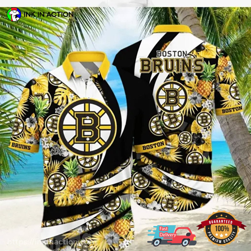 Boston Bruins GOAT NHL Hawaiian Shirt