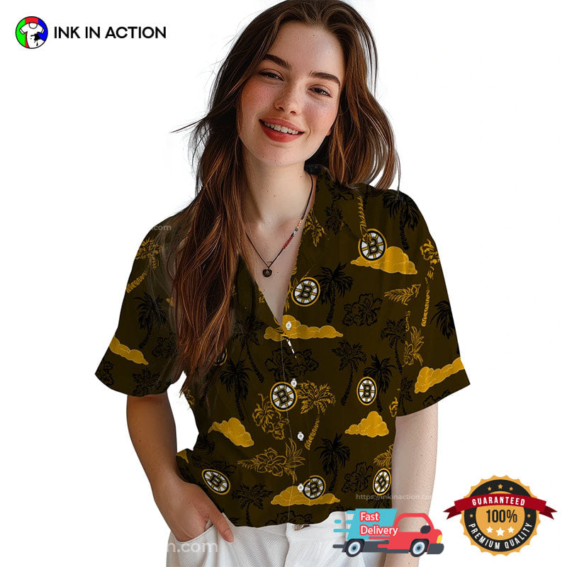 Boston Bruins Hockey NHL Hawaiian Shirt