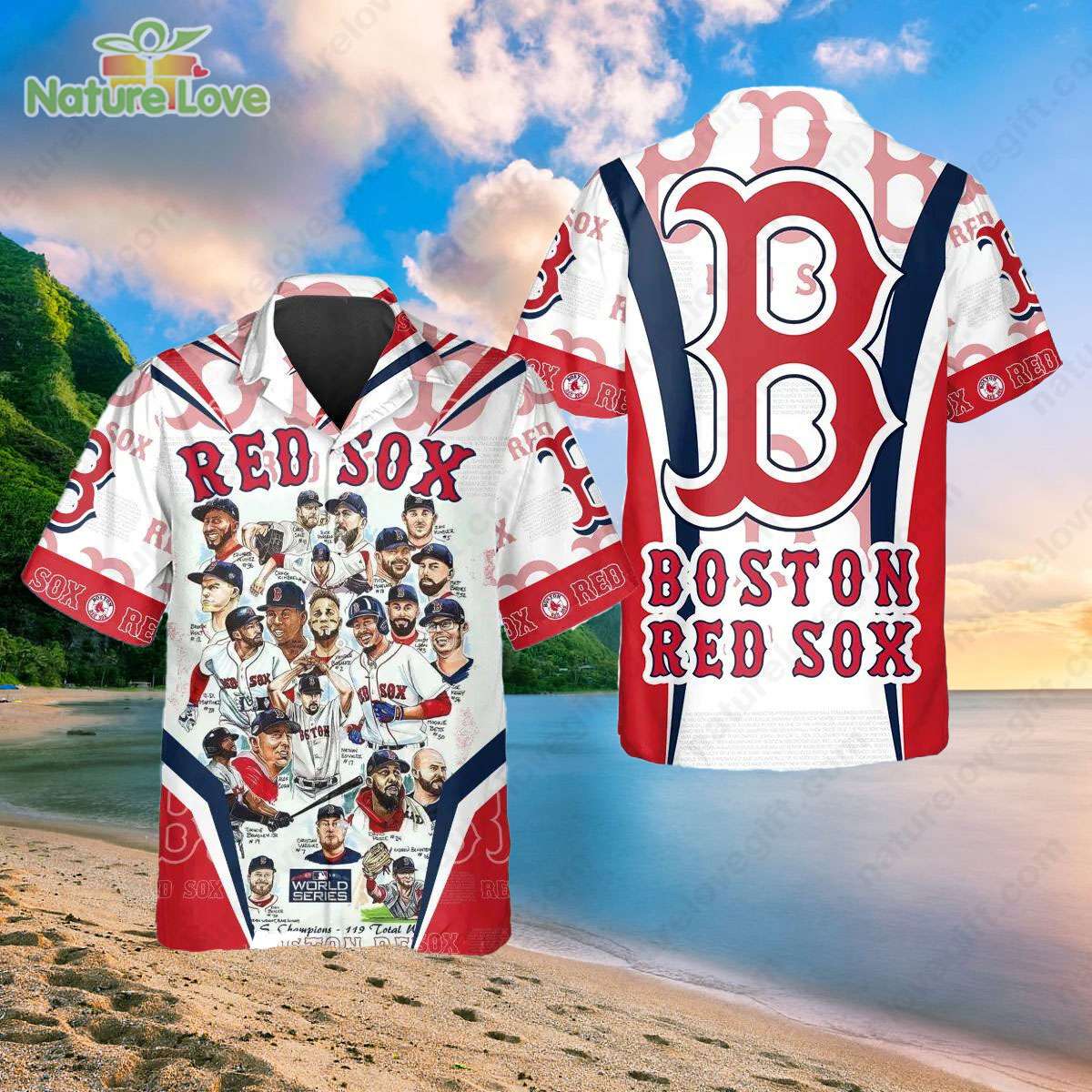 Boston Red Sox Champion Hawaiian Shirt MLB Gift for Fans