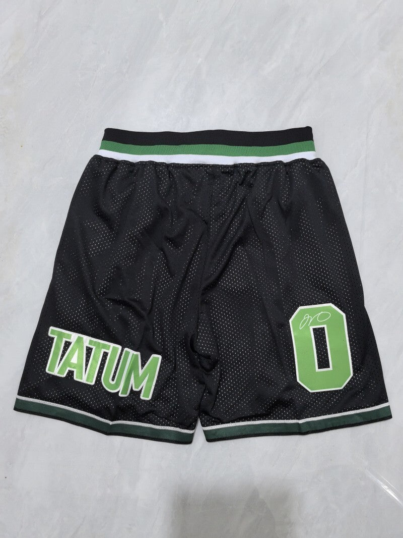 Boston Celtics Celtics Black Retro Shorts Style 1