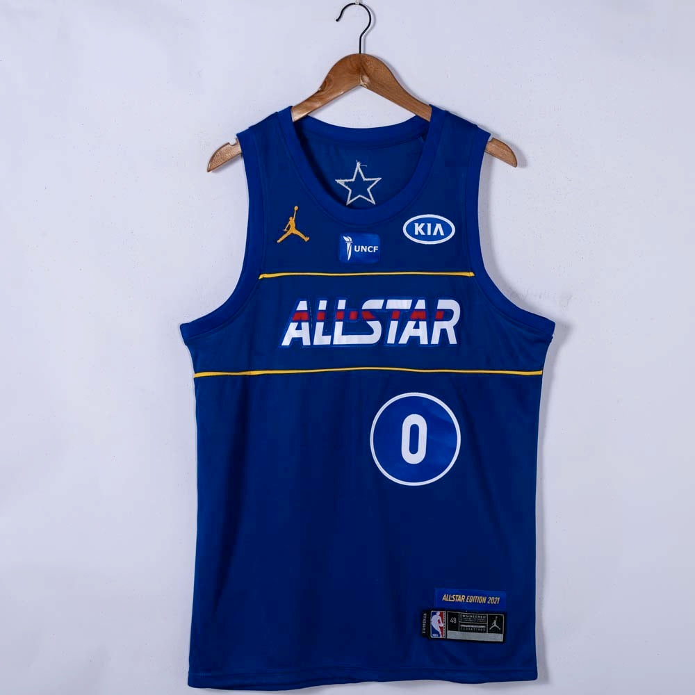 Boston Celtics #0 Jayson Tatum 2021 All-Star 0 # Blue Style 2