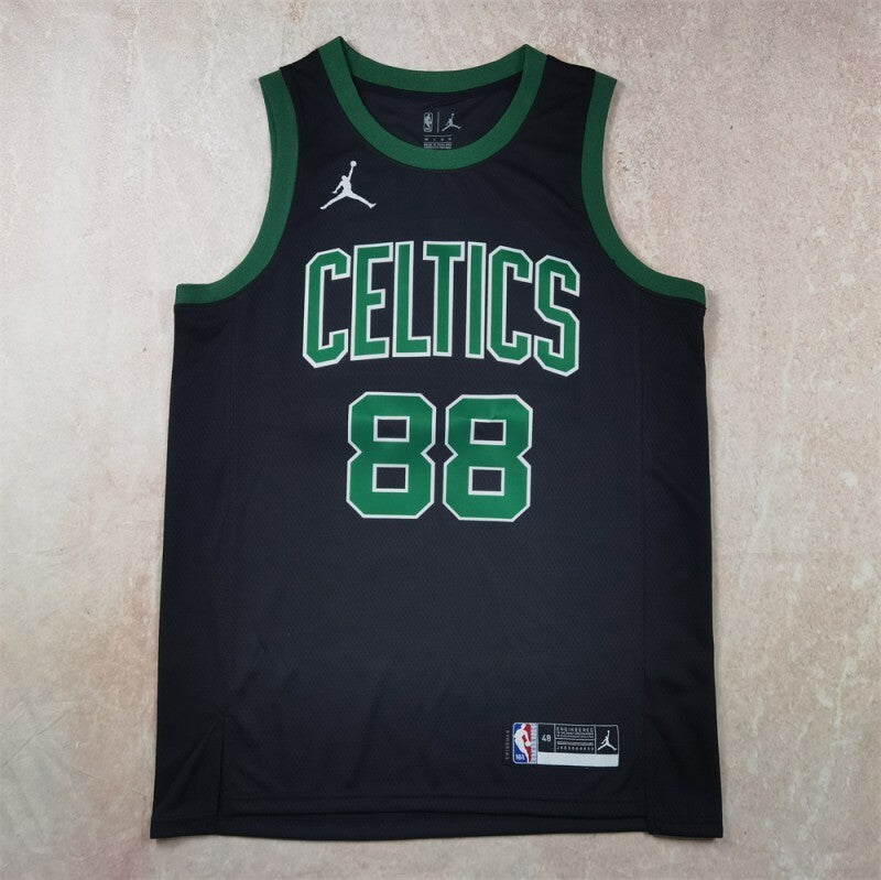 Boston Celtics#88 Neemias Queta Hot Press Celtics Style 4