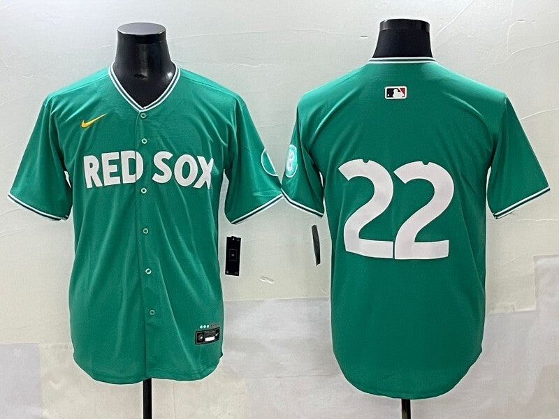 Boston Red Sox #22 Garrett Whitlock Red Sox Collaboration Style 3