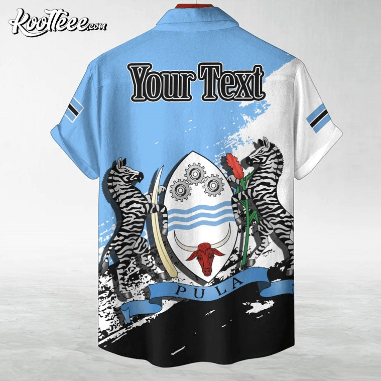 Botswana Emblem Custom Hawaiian Shirt