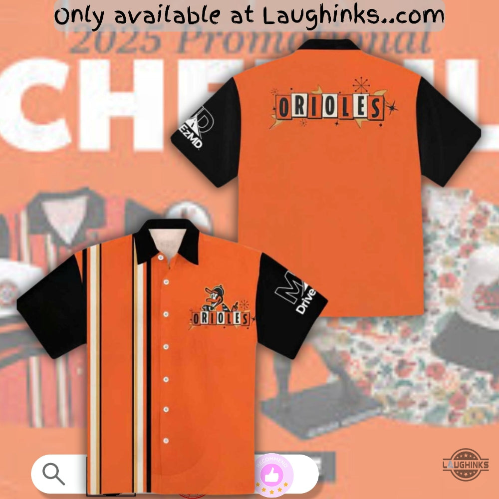 Bowling Baltimore Orioles Hawaiian Shirt Giveaway 2025