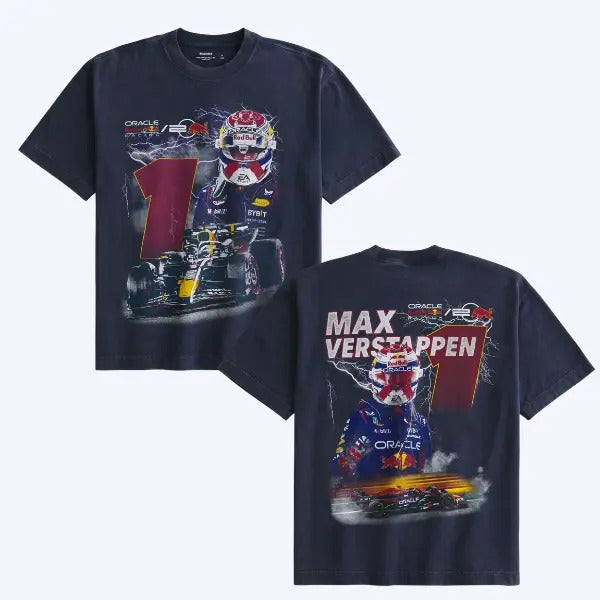 Boxy Heavyweight Oracle Red Bull Racing Graphic Shirtstyle{n002}2