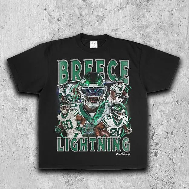 Breece "Lightning" Hall Legacy Tee | Vintage Tee | Men's Graphic T-Shirt | Gift For Fan