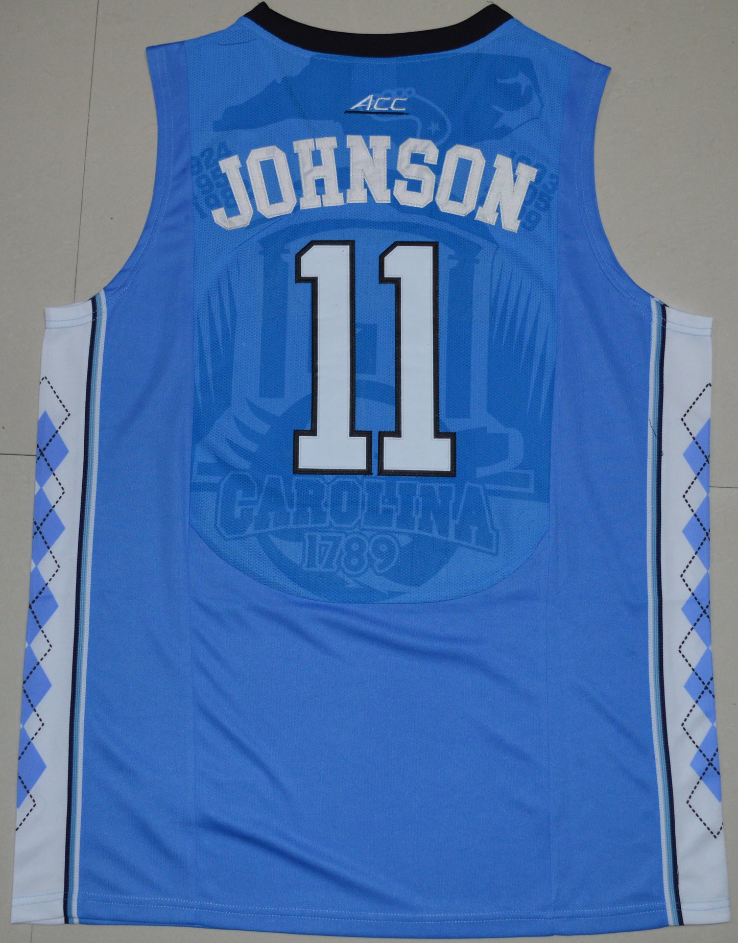 Brice Johnson 11 Carolina Blue