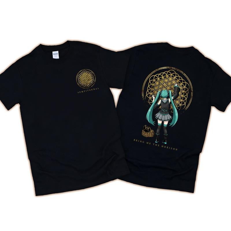 Bring Me The Vocaloid Shirt, Myku Horizon Tee, Rock Vocaloid Hoodie Sweatshirt | InkThreadWorks.com