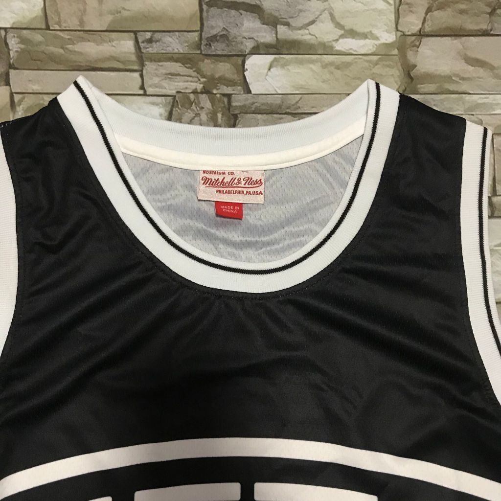 Brooklyn Nets Nets mitchell&ness Classic Jersey Style 4