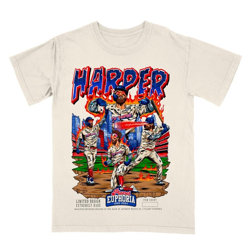 Bryce Harper V2 Tee - Soft and Comfortable Shirt - Menswear - Graphic T-Shirt