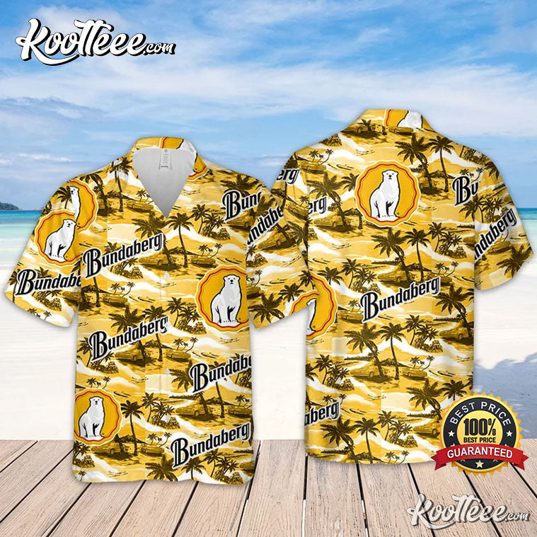 Bundaberg Sea Island Pattern Beer Lover Hawaiian Shirt