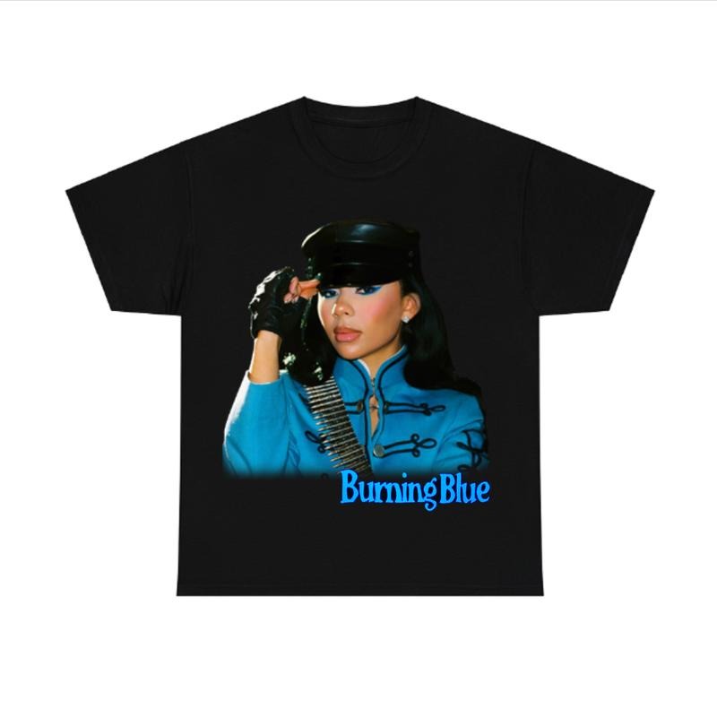Burning Blue Song Tee, Mariah TS Music Shirt Hoodie, Sweatshirt | InkThreadWorks.com